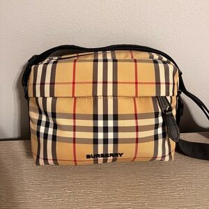 Burberry check crossbody bag